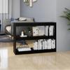 Day and Night - Day and Night Shelf/space Divider Black Pine Wood 100x30x71.5 Cm