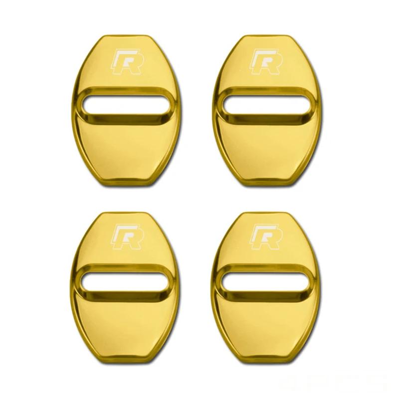 

2026 Hot For VOLKSWAGEN VW 4Pcs for VOLKSWAGEN VW Rline Polo Golf Tiguan Jetta Touareg Sharan T-ROC Passat Touran Bora Car Door