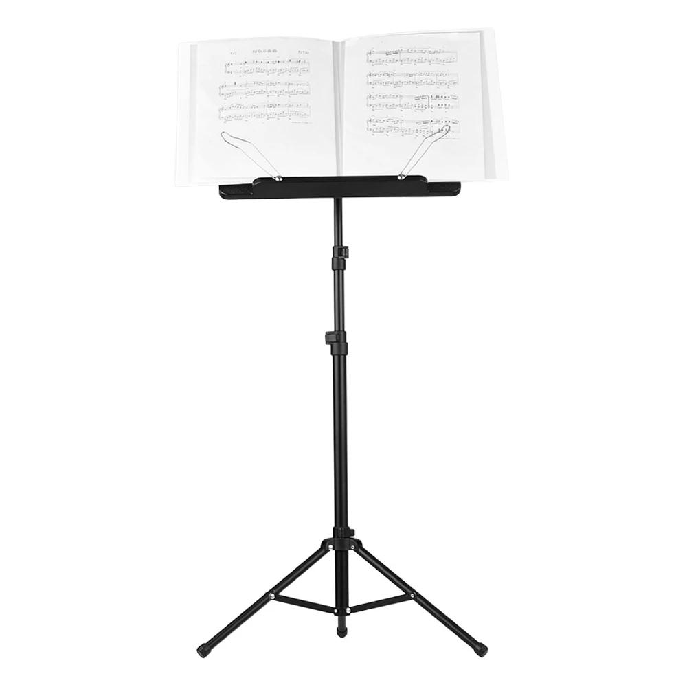 Flanger Collapsible Sheet Music Score Tripod Stand Lightweight Music Stand Retractable Metal Music Stand For Guitar Violin