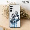 Fútbol L-Lionel m-Messi 10 Funda para Teléfono Para Samsung S26,25,24,23,22,30,21,10,9,Ultra,Plus,Lite Negra Suave