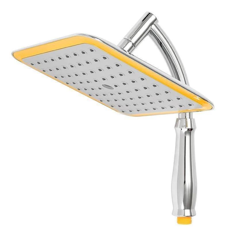 8inch Chrome  Rainfall Shower Head Faucet Extension with Shower Arm and Hose Kit