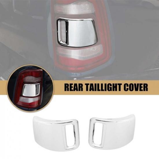 Chrome Rear Taillight Tail Light Lamp Cover Trim For Dodge Ram 1500 2018 +