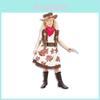 Elegante Costume da Cowboy in Denim per Bambini e Adulti con Tema Anime Giapponese