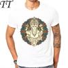 Fashion Short Sleeve Design Lord God Ganesha Printed Men T-shirt Cool Funny Men's Tee Shirts Tops Men T-shirt Casual Men T Shirt