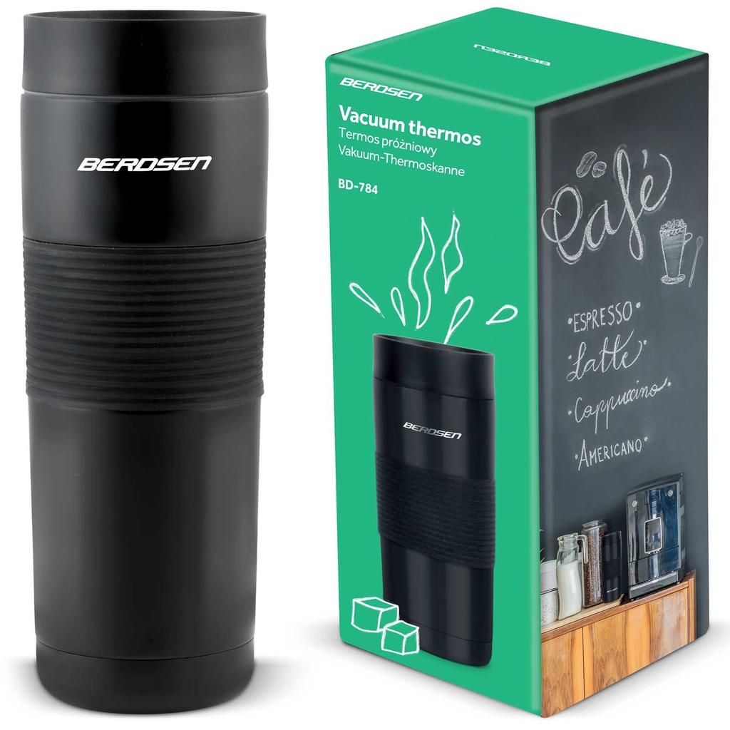 Vacuum thermos 590 ml BD-784 black