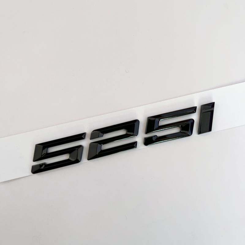 Car 3D ABS Trunk Letters Logo Badge Emblem Decal Sticker For BMW 5 series 520i 525i 528i 530i 535i 540i E39 E60 E61 F10 F11 G30