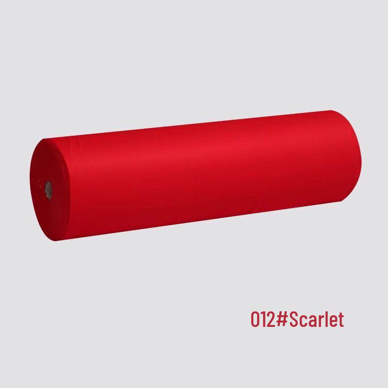 Red Elastic Milk Silk Wedding Decoration Cloth for Stair Railings, Hallway, and Indoor Ceilings