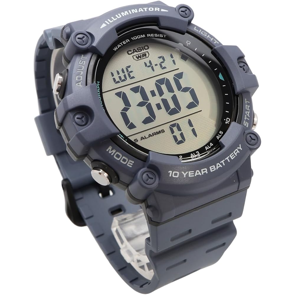 Casio AE-1500WH-2AV Standard Digital Watch Men's Blue Gray Overseas Model
