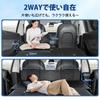 GIMUYA Auto Schlaflücke Rücksitz Outdoor Camping Autobett-Set mit Stauraum Kompakt Einfach Auto Kompatibel mit Kei Flanell PP Set Matte, Füllstoff, Matte,