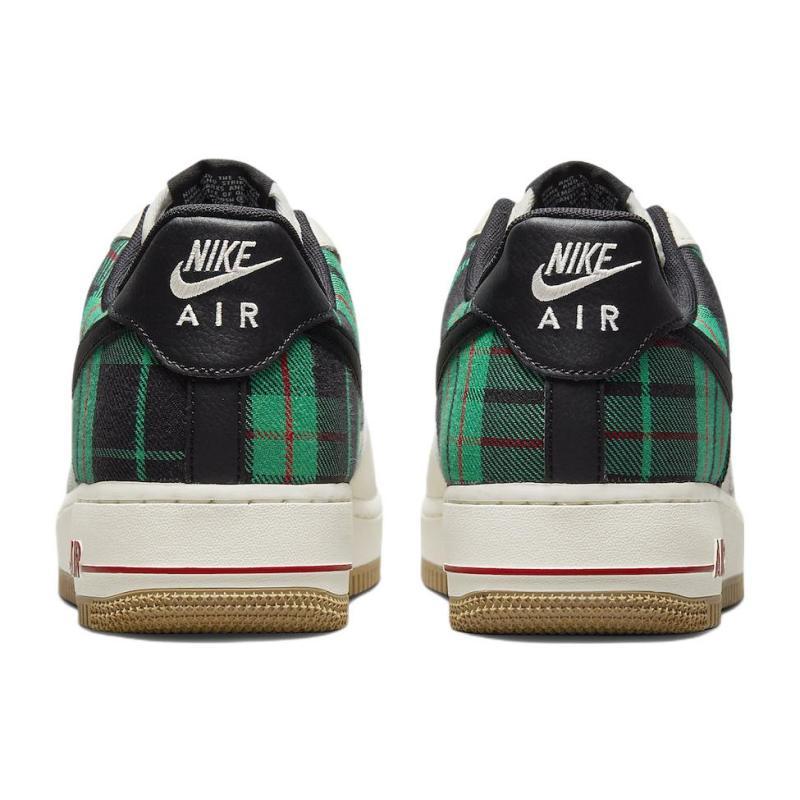 Nike Air Force 1 Low '07 Lx Plaid Pale Ivory Stadium Green Sneakers DV0791-100