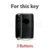 3 Buttons TPU Key Case Car Key Cover Keychain for Mazda 2 3 6 CX30 CX9 X9 CX5 X5 CX8 MX5 Auto Accessory