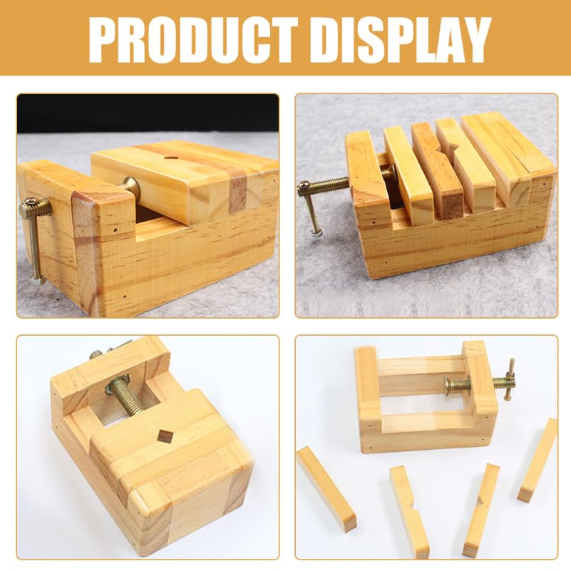 Operitacx Pine Stamp Carving Wood Carving Woodworking Hand Mini Professional Seal Vise Grip Stone Carving Woodworking Stamp Carving Engraving Wood