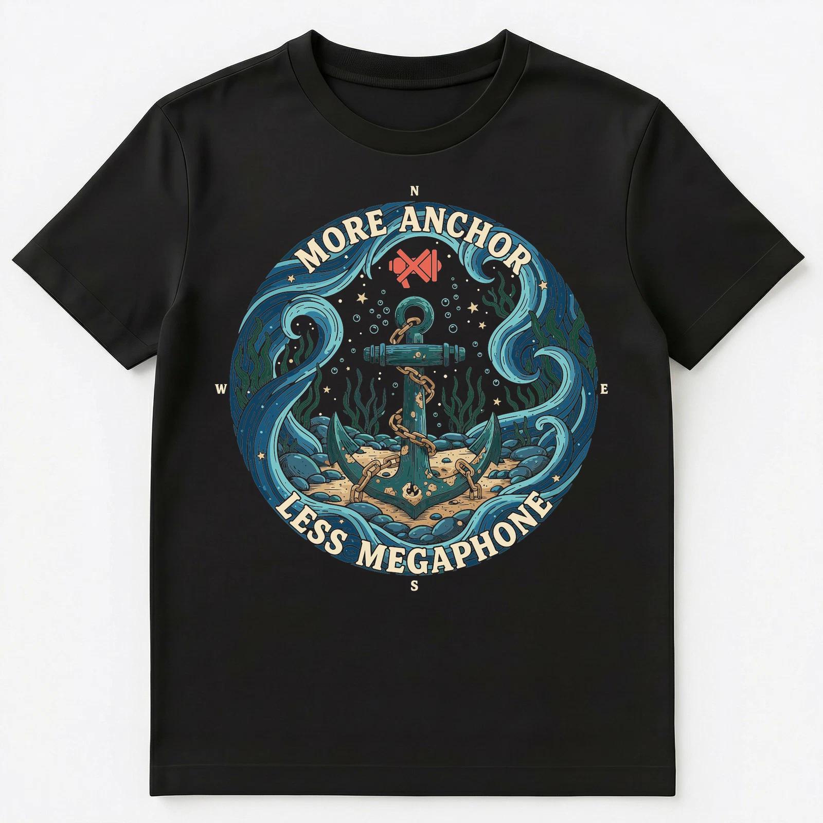 Maritime Enthusiast Nautical Sailor Humor Anchor Unisex T-Shirt L