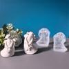 Silicone Mould Depicting Sleep Angel Figure for Handmade Decoration and Gift