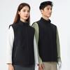 Fengxun Unisex Stand Collar Thin Fleece Vest FXTF251113