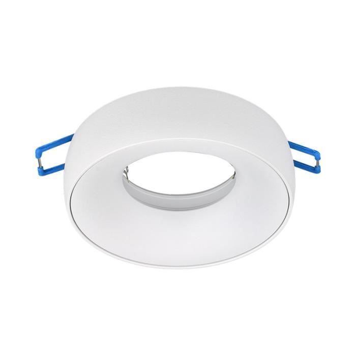 Spot LED - ALPHA - GU5.3/GU10 - Blanc - Aluminium - IP20 - Installation simple