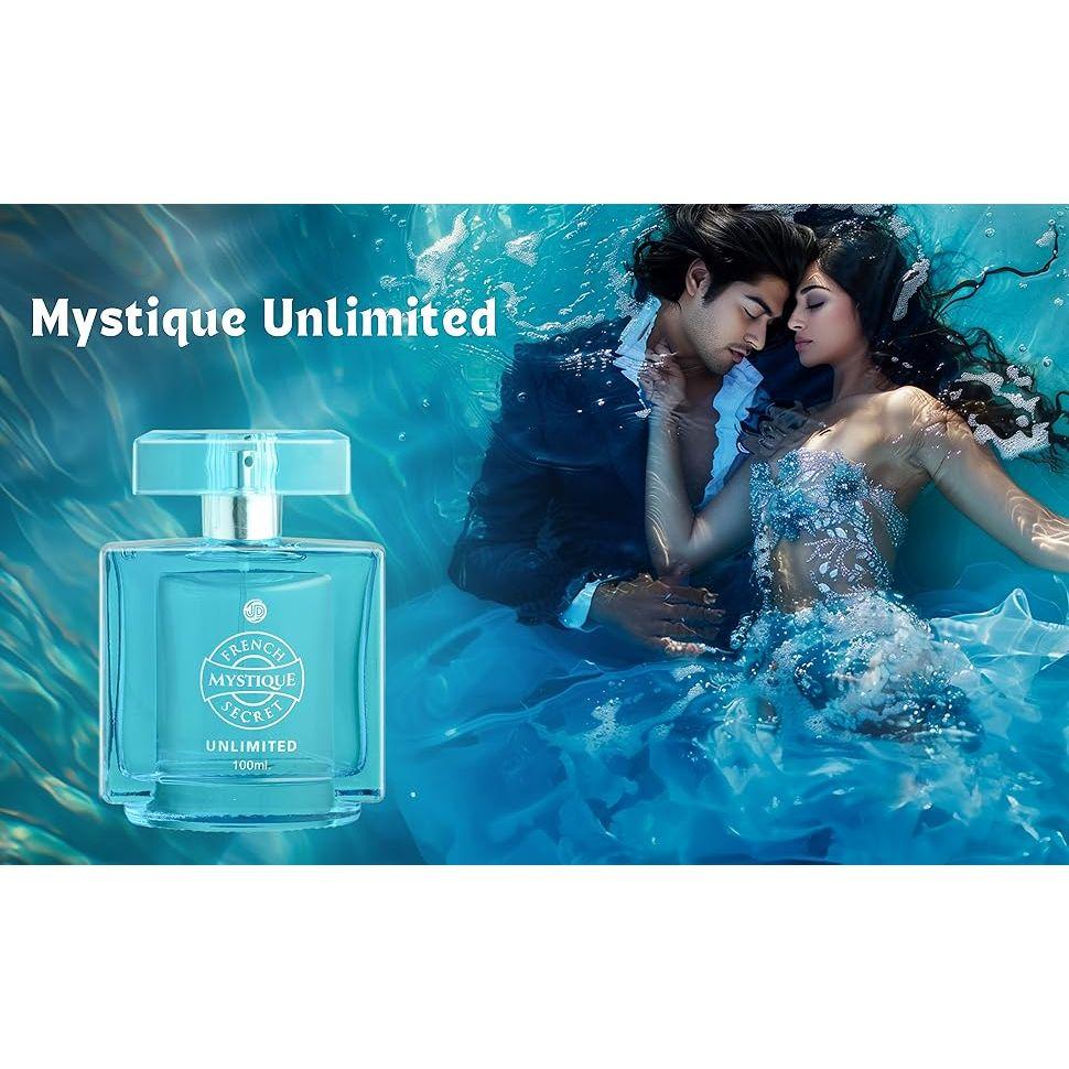 Mystique Unlimited Perfume For Men & Women - 100ml | French Secret | Long Lasting Fragrance