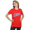DC Comics Womens/Ladies Wonder Woman 84 Neon Wonder Woman Cotton Boyfriend T-Shirt
