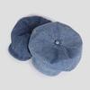 Dámská čepice Baret Denim Newsboy Flat Oversized Baggy