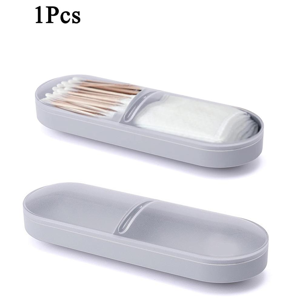 

Cotton Swab Storage Box Cotton Swab Storage Box Dustproof Storage Box Portable Travel Storage Bathroom Jar Waterproof Storage