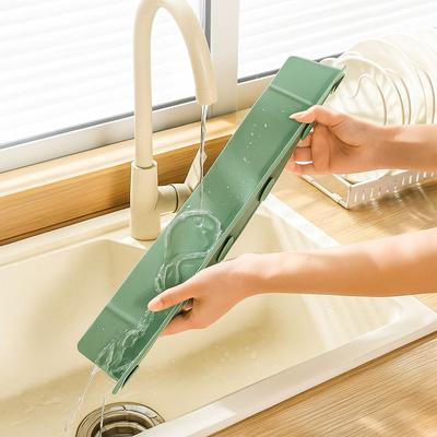Anti-Splash Silicone Sink Splash Guard Extended Sink Sink Water Splash Guard  Bathroom Use