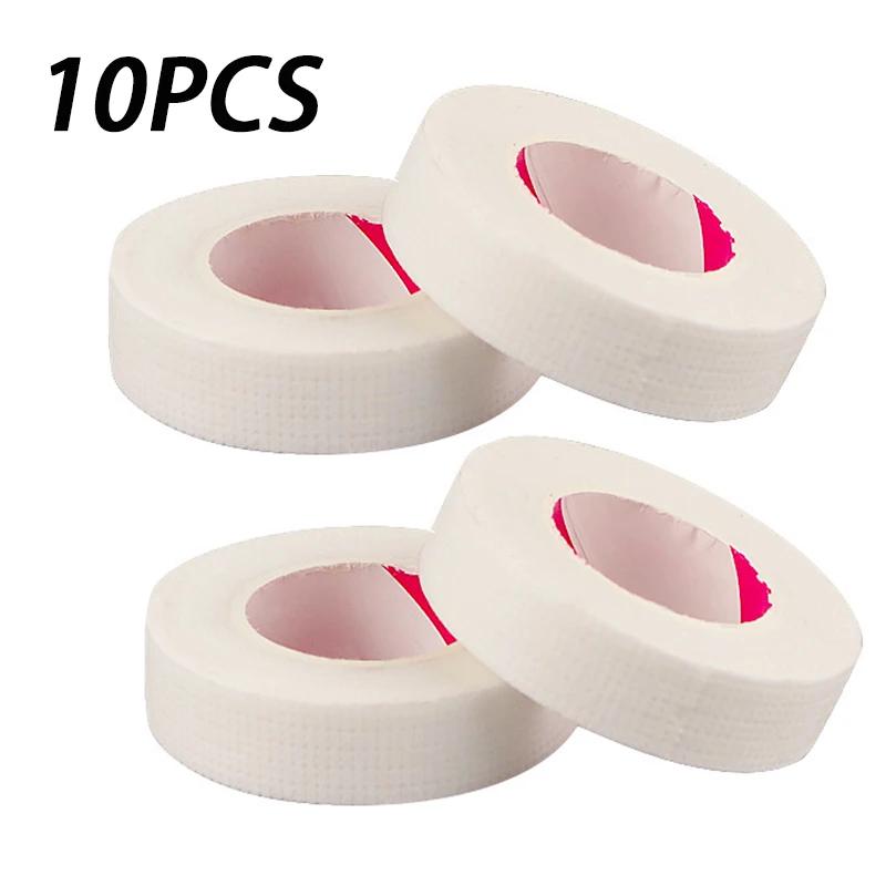 5/10pcs Micropore Lash Tape Breathable Medical Paper Tape Eyelash Extension Patch PE Non-woven Cloth Adhesive Lashes Makeup Tool
