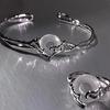 Chinese Style Ping An Buckle Open Bangle Female High-end Feeling Fairy Charm Bracelet Jewelry New Trend Gift Adjustable