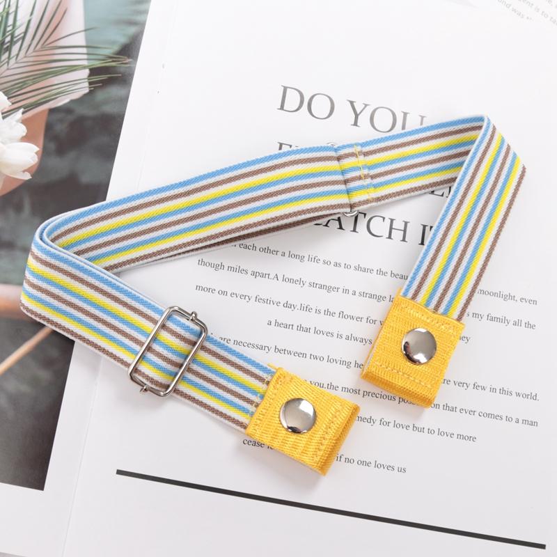 Elastic Belt Without Buckle Canvas Women Buckle Free Belt Ladies Jeans Pants Waist Lazy Belt Stretch No Buckle Invisible Belt