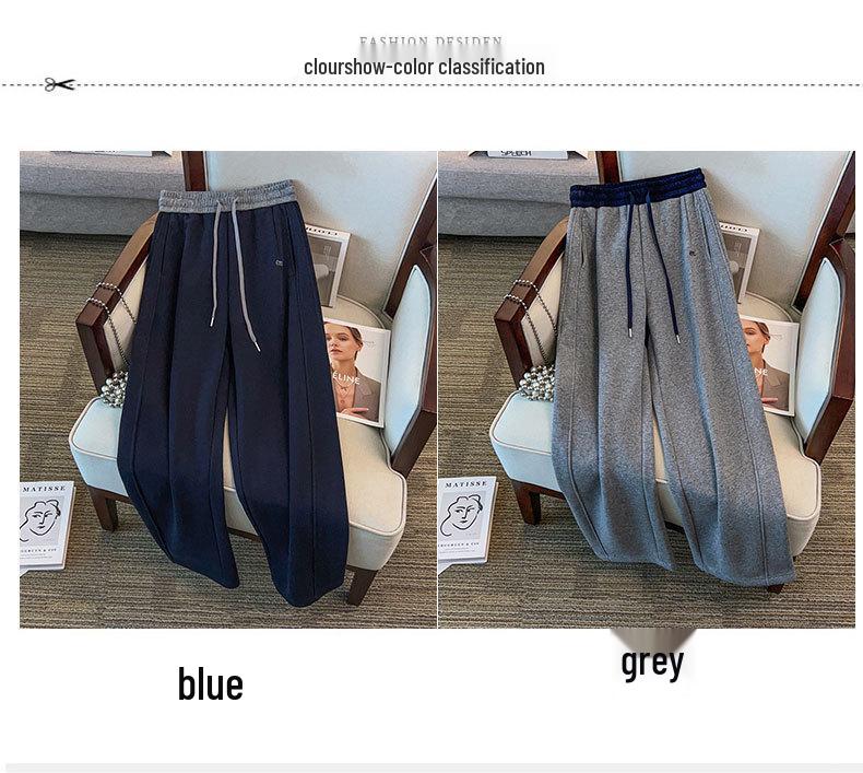 Winter High Waist Plus Size Velvet Women's Pants - Loose Fit, Fits Up to 300 Jin
