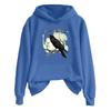 Women's Fashionable Casual Long Sleeve Hooded Printed Sweatshirt