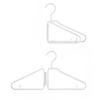 1Pc Portable Coat Hanger Towel Rack Clothes Hangers Home Storage Hooks Foldable Coat Rack Thickened Hanger Space-Saving