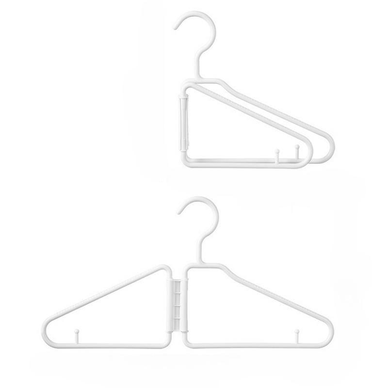 1Pc Portable Coat Hanger Towel Rack Clothes Hangers Home Storage Hooks Foldable Coat Rack Thickened Hanger Space-Saving