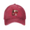 Chimay Logo Denim Fabric Cap Casual Baseball Caps Adjustable Hat Summer Unisex Baseball Hats