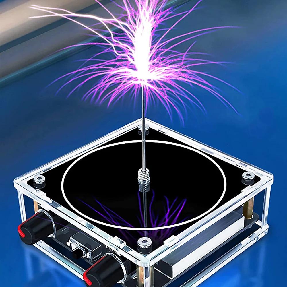 NEW Music Tesla Coil Bluetooth/AUX Dual Mode Music Box Artificial Lightning Touchable Audio Input Bluetooth Science Experiments