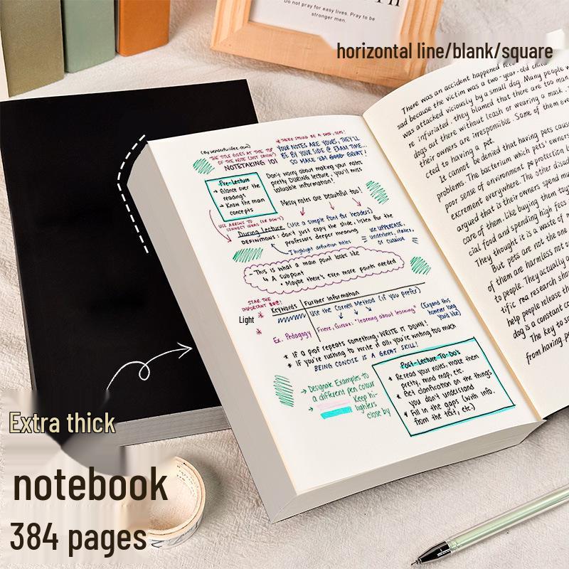 A5 2023 Extra dickes Notizbuch - Klein, Einfach Ins-Stil für Schüler