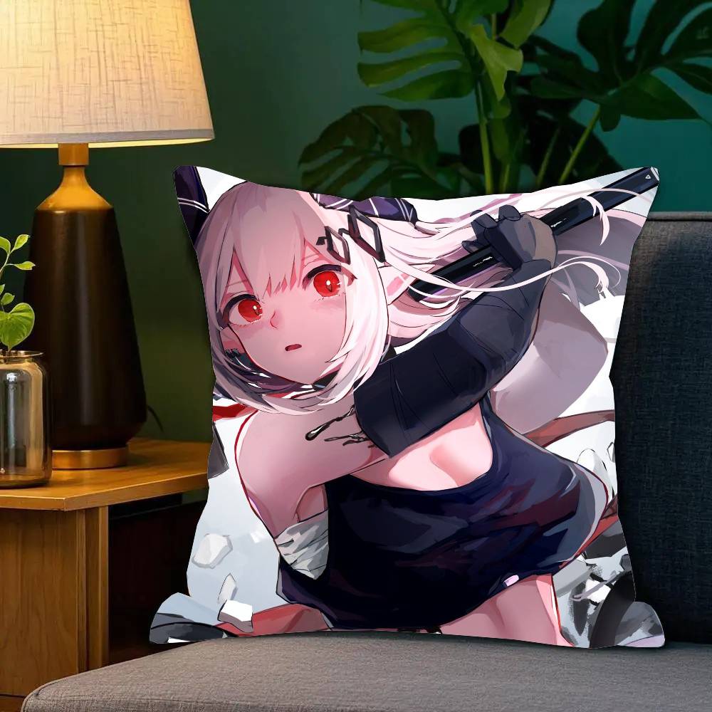 Mudrock Game A-Arknights Pillow Case Fashion Square Pillowcase Bedroom Sofa Room Ins Decoration Leisure
