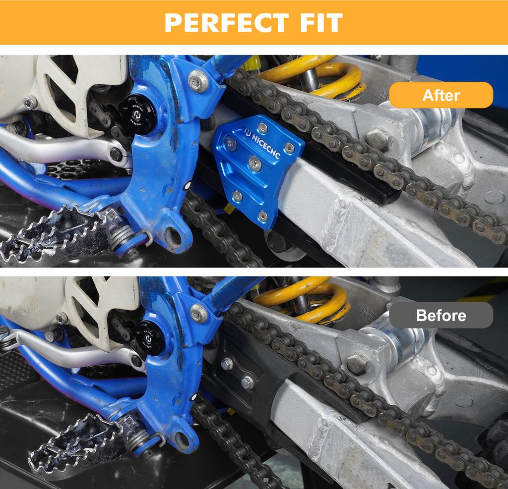 NICECNC For Yamaha YZ85 YZ 85 2002-2021 2020 2019 2018 YZ85 Team Yamaha 2011-2014 Motorcycle Chain Support Protector Aluminum
