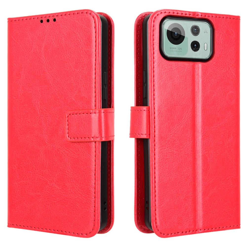 For Asus Zenfone 12 Ultra 5G Case Crazy Horse Texture PU Leather Phone Wallet Cover