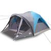 VidaXL Tente familiale tunnel 6 personnes bleu imperméable 4009459