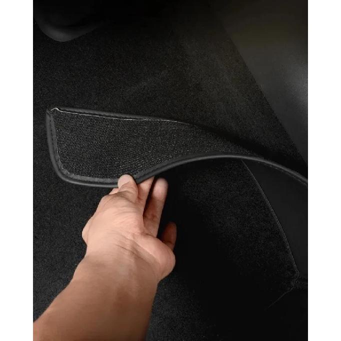 Rear Seat Lower Protective Mat for Tesla Model 3 Y Full Surround Cushion Protector Anti-Dirty Kick Pad Leather Car Accessories