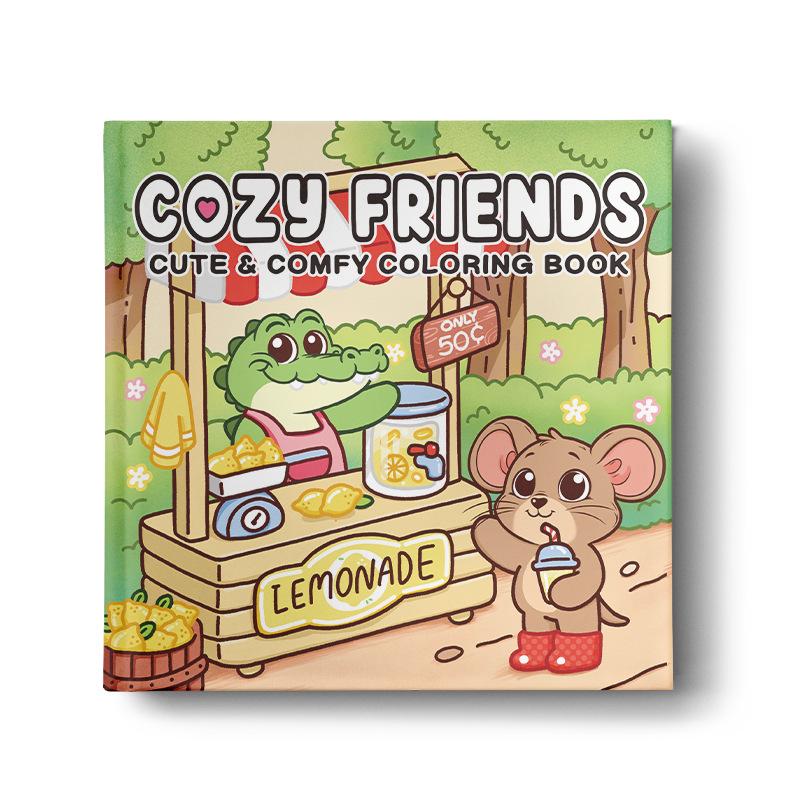 Teen Coloring Book: 40-Page Children s Art Book with Marker Set - New Release