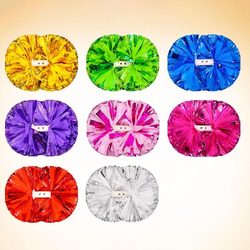 2pcs/set Sports Cheerleading Pom Poms Game Cheering Flower Ball Match Vocal Dance Party Club Decorator Come On Props