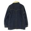 Ues Made In Japan Cotton Long Sleeve Bore Denim Jacket Blue Men's Used