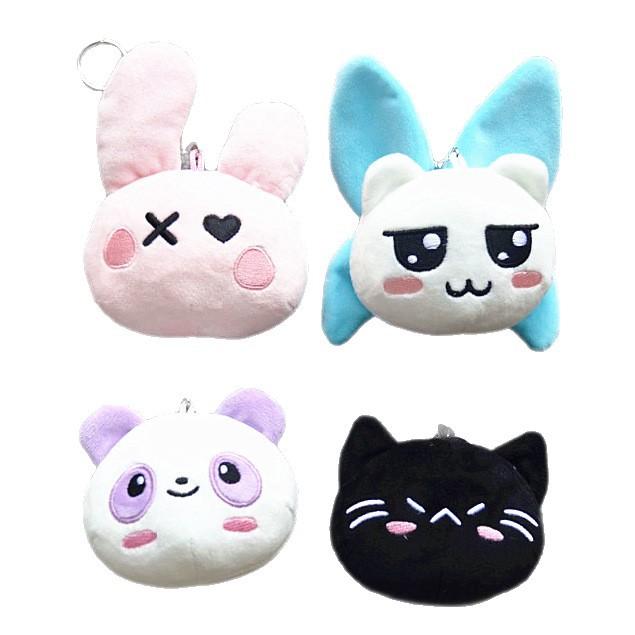 Kpop Cartoon Babymonster Plushy Keycharm Sweet Beast Keycharm Rami Ahyeon Rora Asa Pouch Accessories Otaku Treat