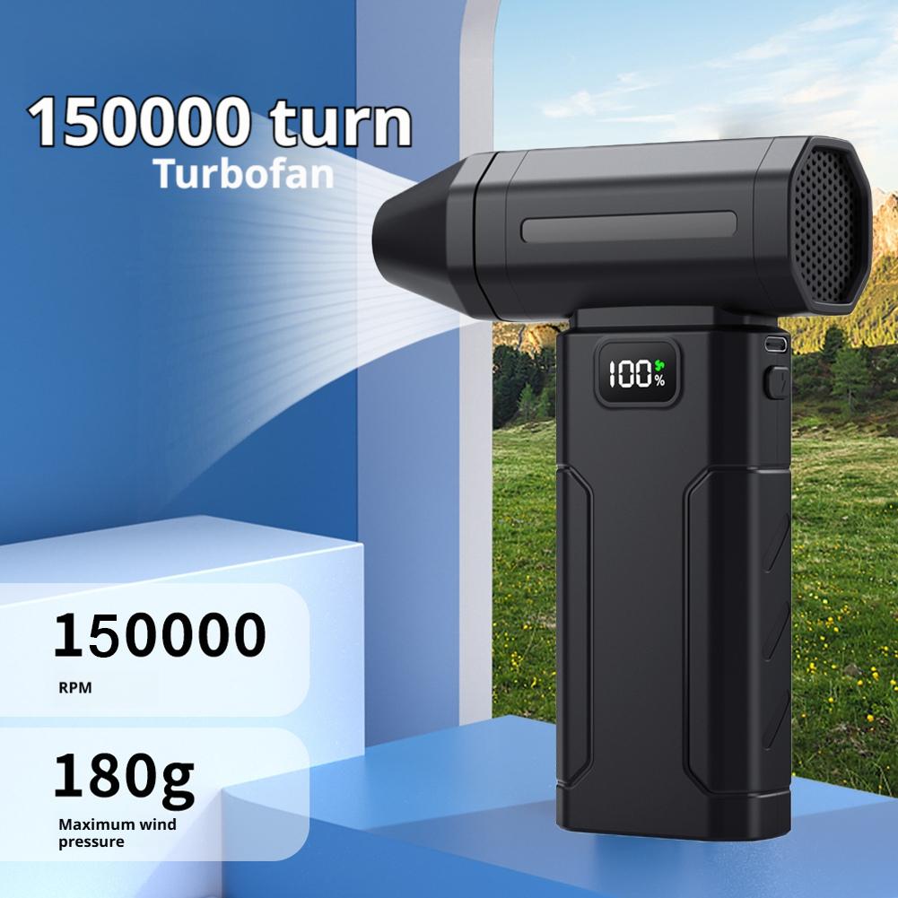 X8 New Dust Blower 450,000RPM High Speed Turbo Violent Fan 5-Speed Handheld Jet Blower with Screen Display for Keyboard Cleaning