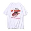 Funny I Am Fighting My Demons and They Are Winning T Shirts Women Casual Loose Tshirt Cute Kawaii Mouse Meme Graphic Unisex T-shirt
