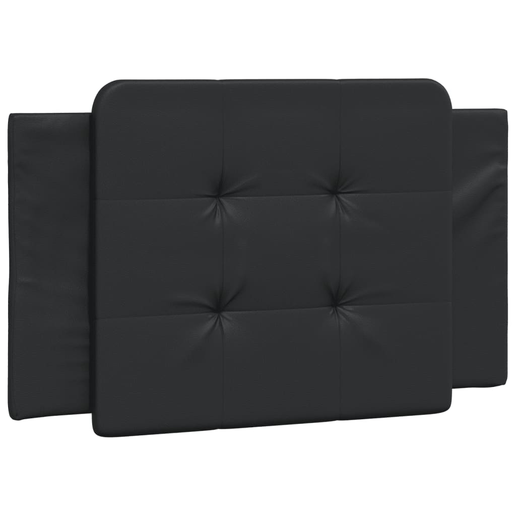 Vidaxl Bed With Mattress, Black, 90X190 Cm, Faux Leather