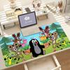 Cute The Little Mole Art Mouse Pad Anti Slip Rubber Edge Locked Thickened Laptop Gaming Desk Mat