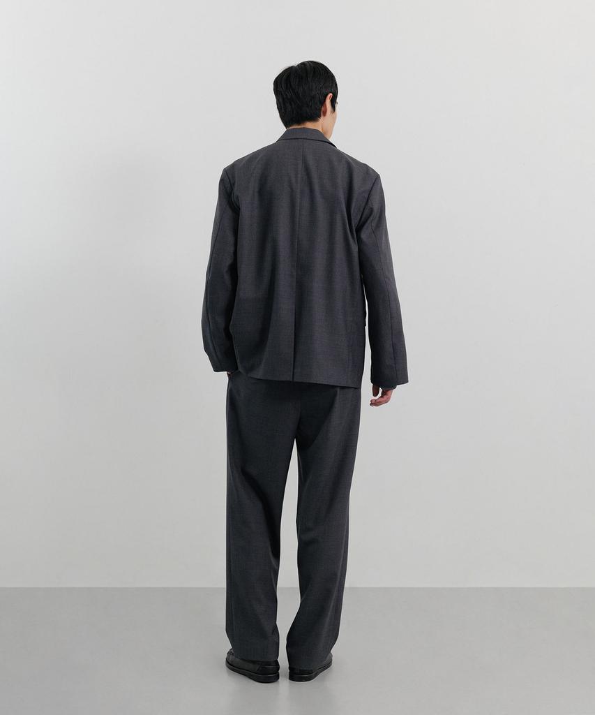 Blankroom Mati Wool Jacket_Charcoal