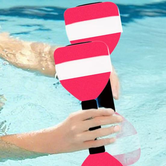 1 pár vodních sportovních činek Přenosné vodní pěnové činky Snadno uchopitelné Pánské Dámské Fitness činky